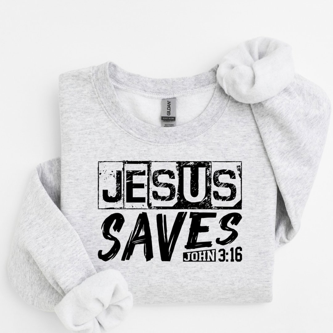 Jesus Saves Crewneck