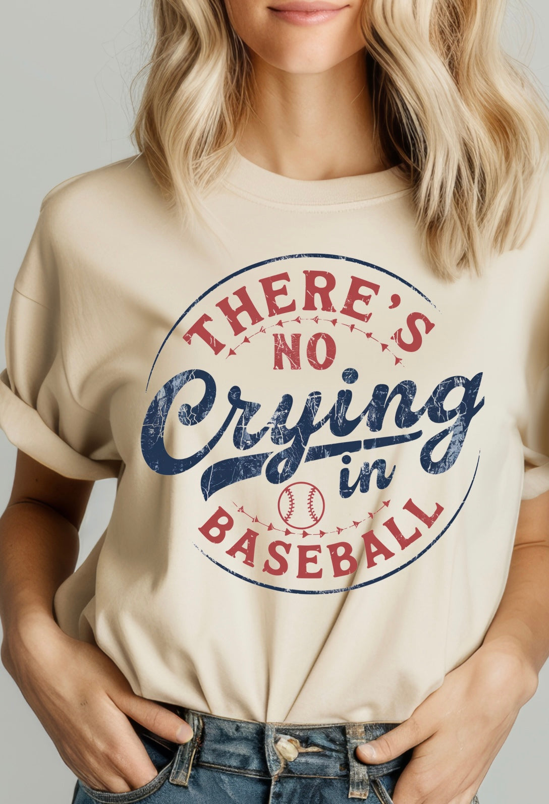 Theres No Crying In Baseball Graphic