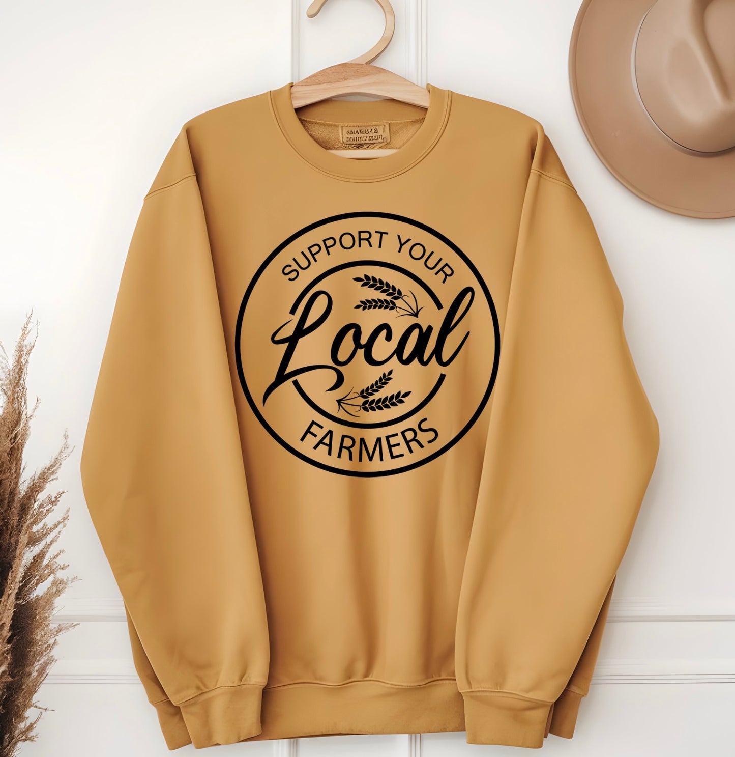 Support Your Local Farmers Crewneck