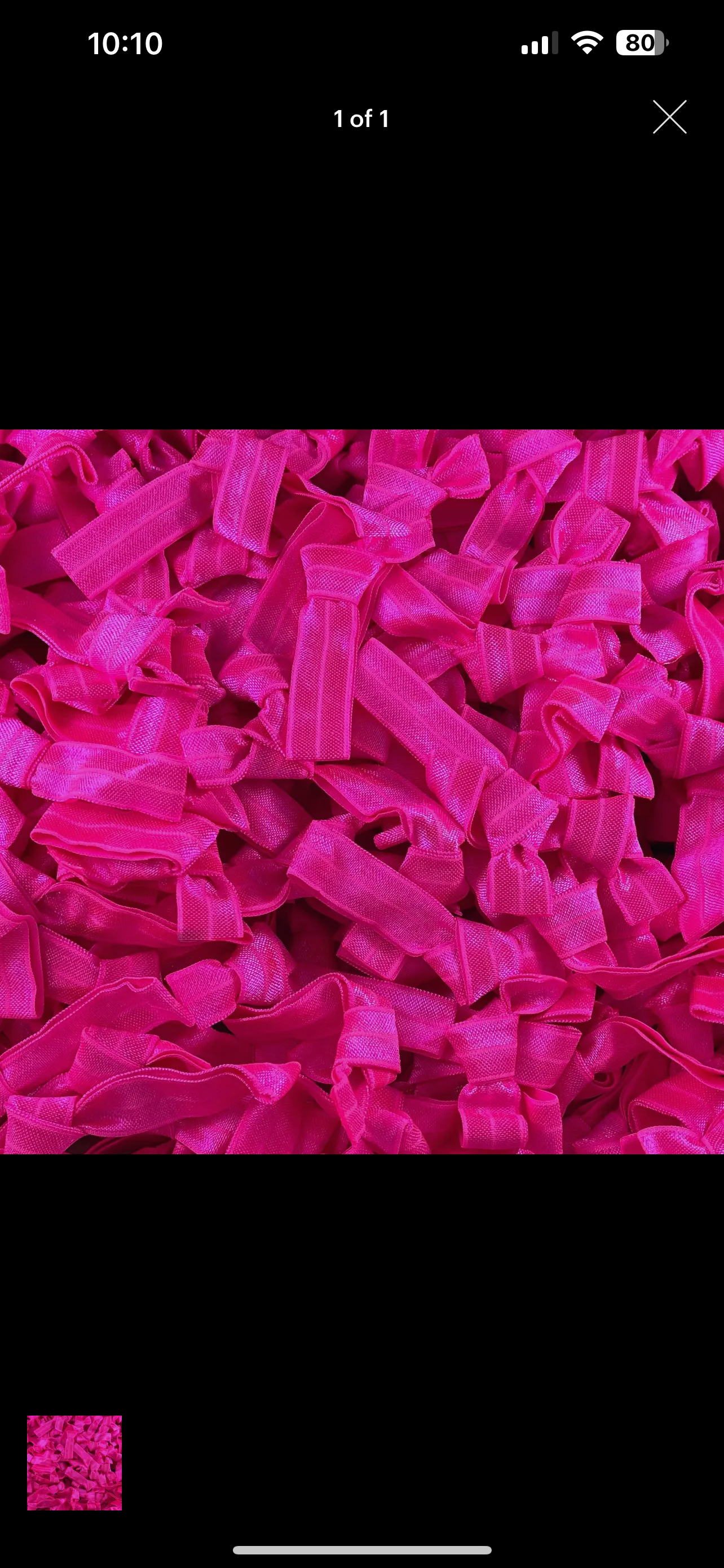 Hot Pink Hair Tie