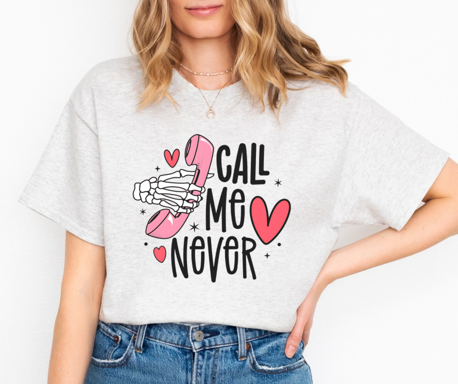 Call Me Never Graphic Tee