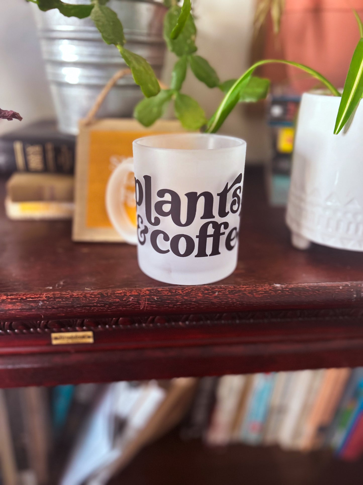 Plants & Coffee Mug
