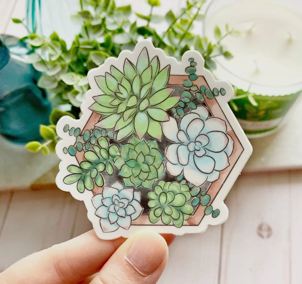 Succulent Sticker