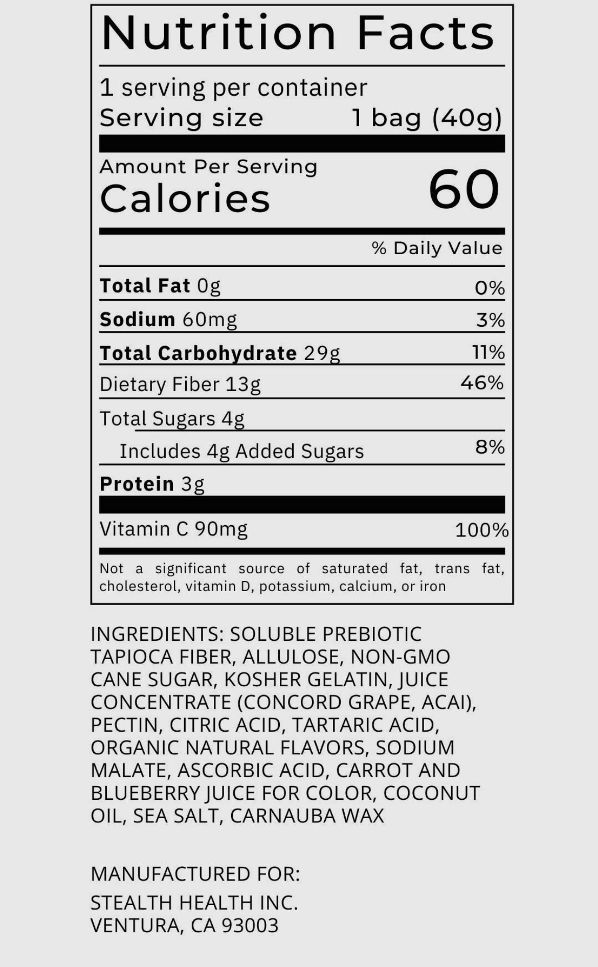 TID BITS Gummy Candy