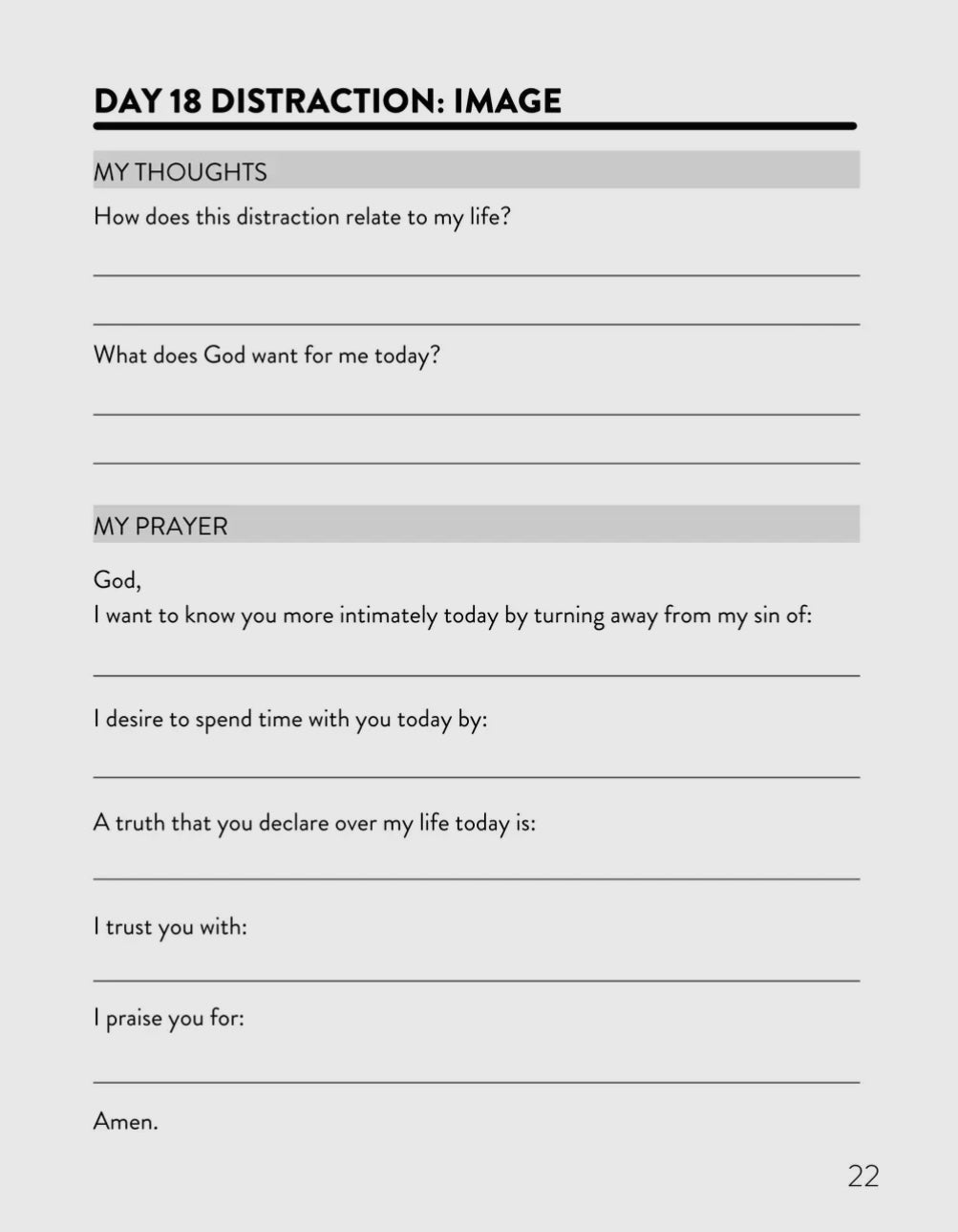 Distracted 40 Days To Know God More Bible Study