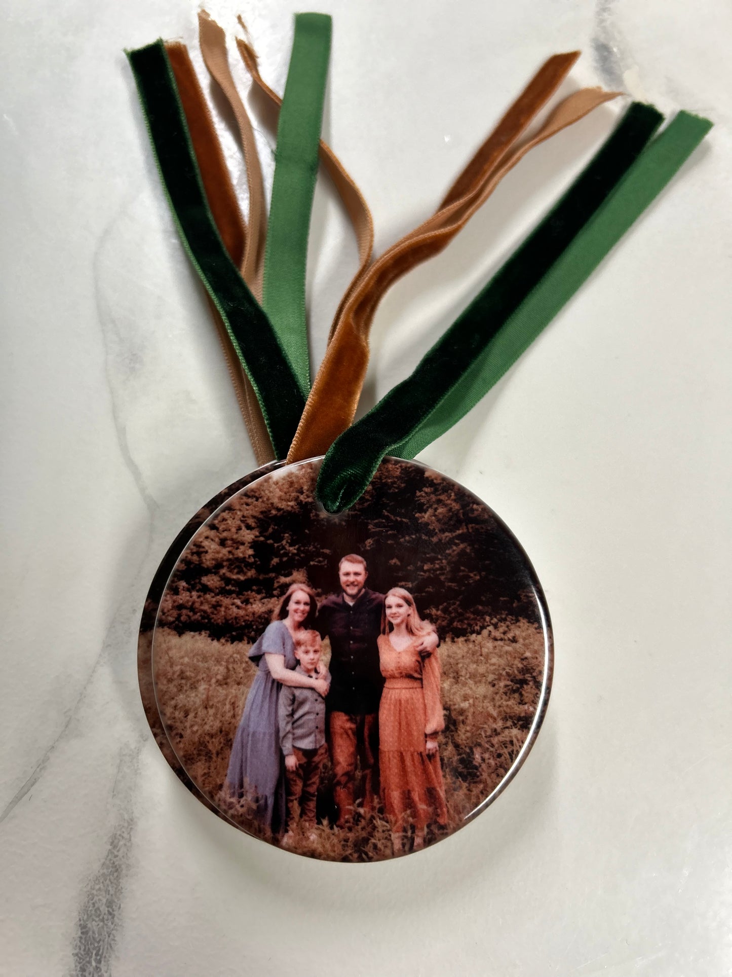 Personalized Coated Ceramic Ornament