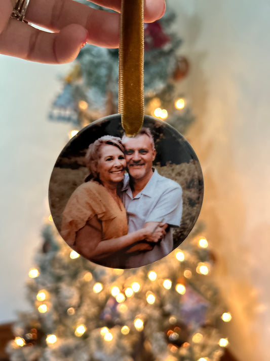 Personalized Coated Ceramic Ornament