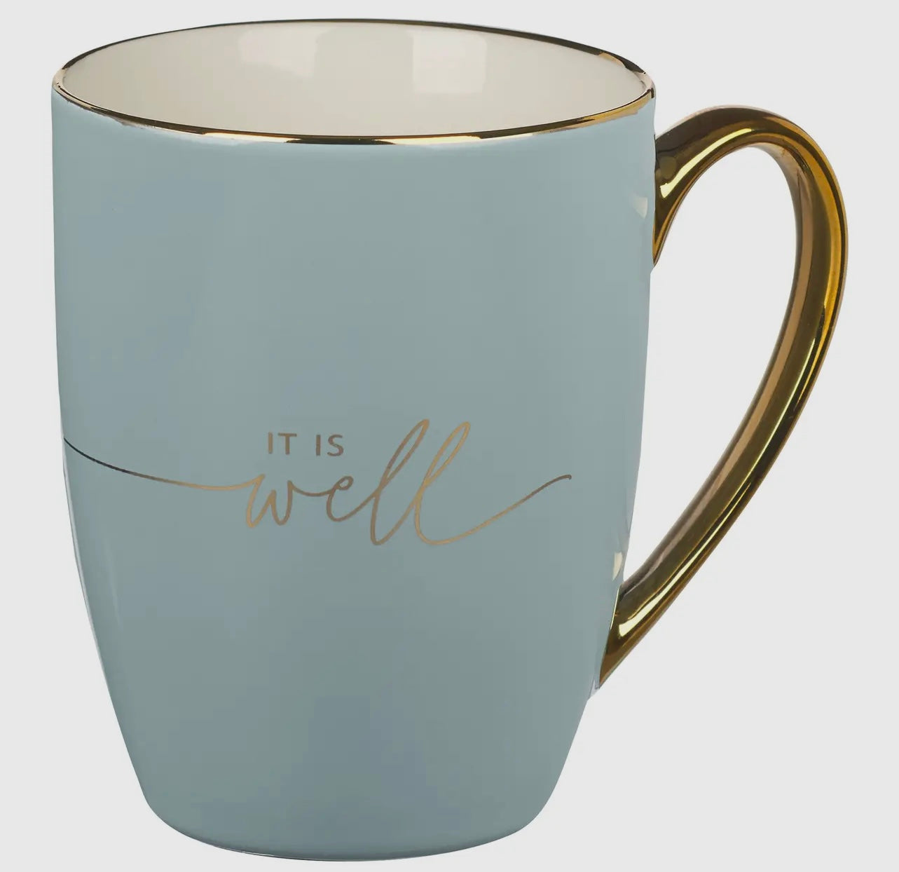 It Is Well Gold Rimmed Mug