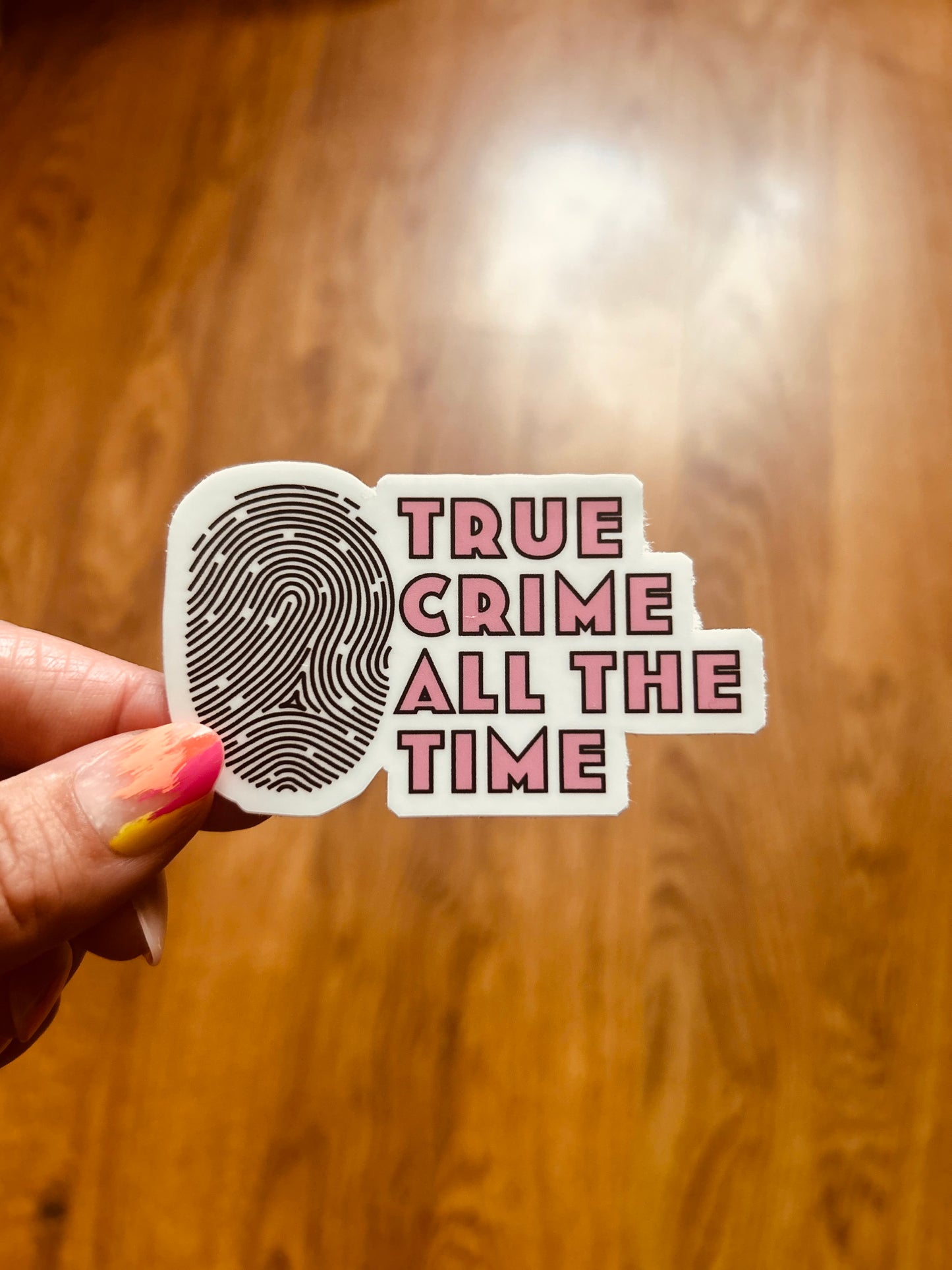True Crime Sticker