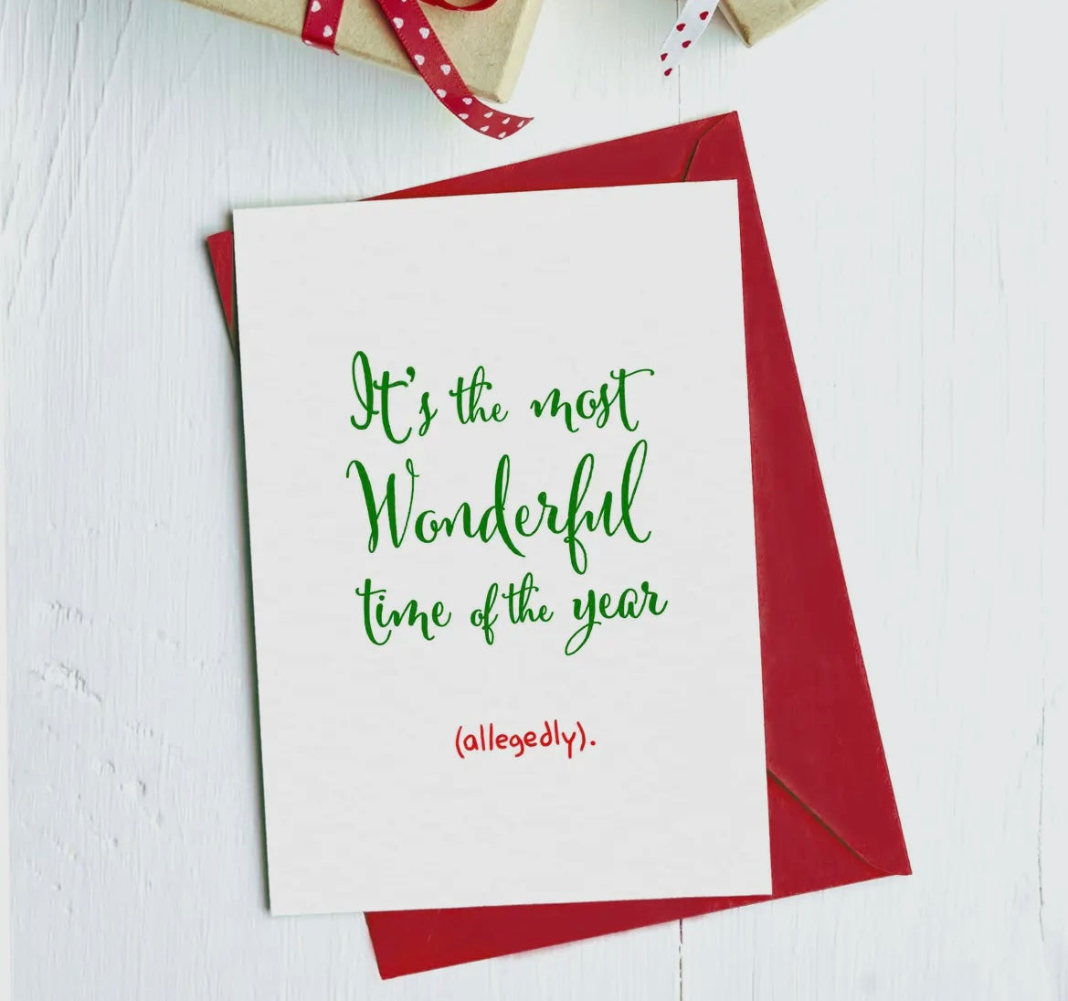 Most Wonderful Time Of The Year Greeting Card