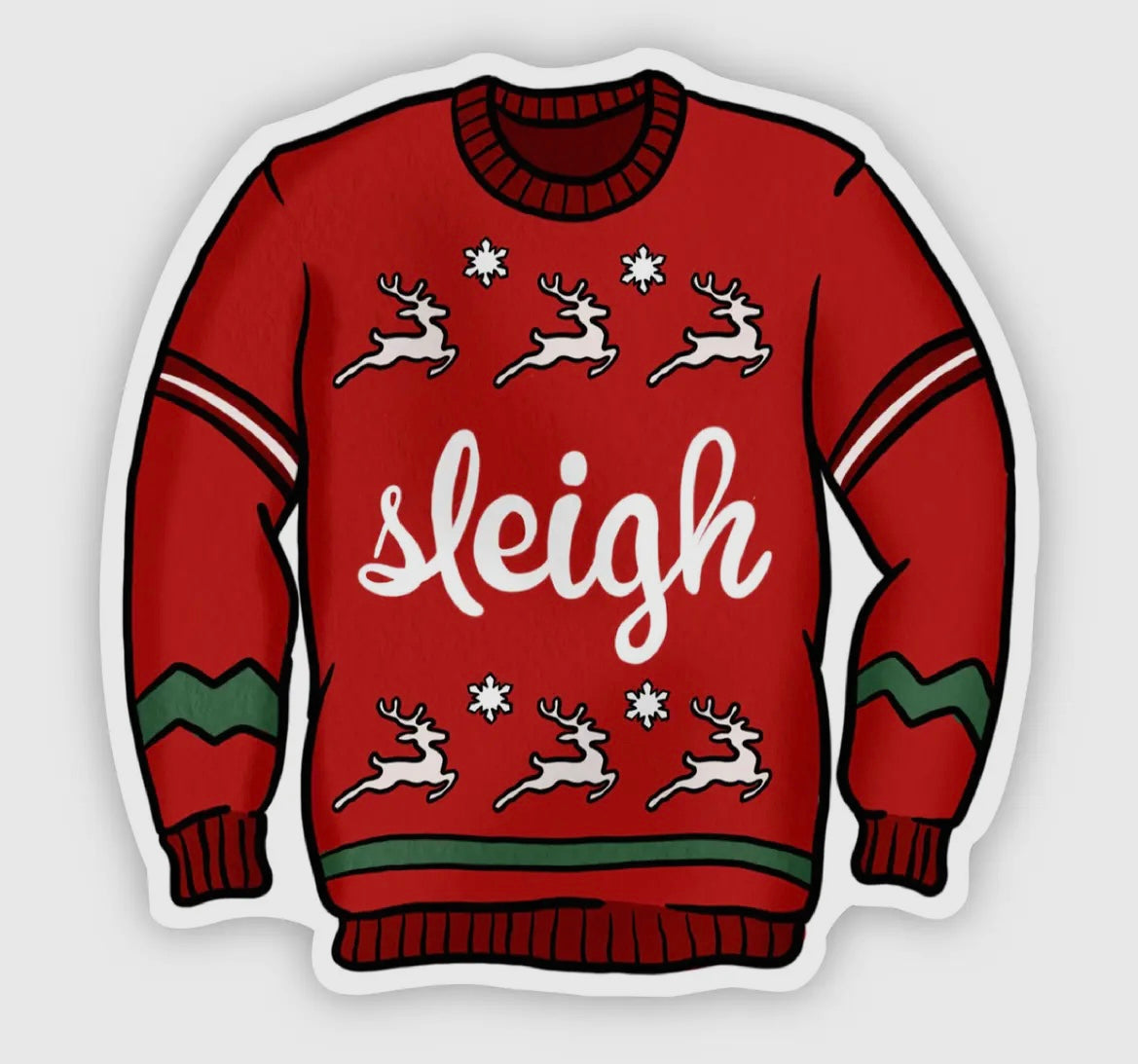 Sleigh Sticker