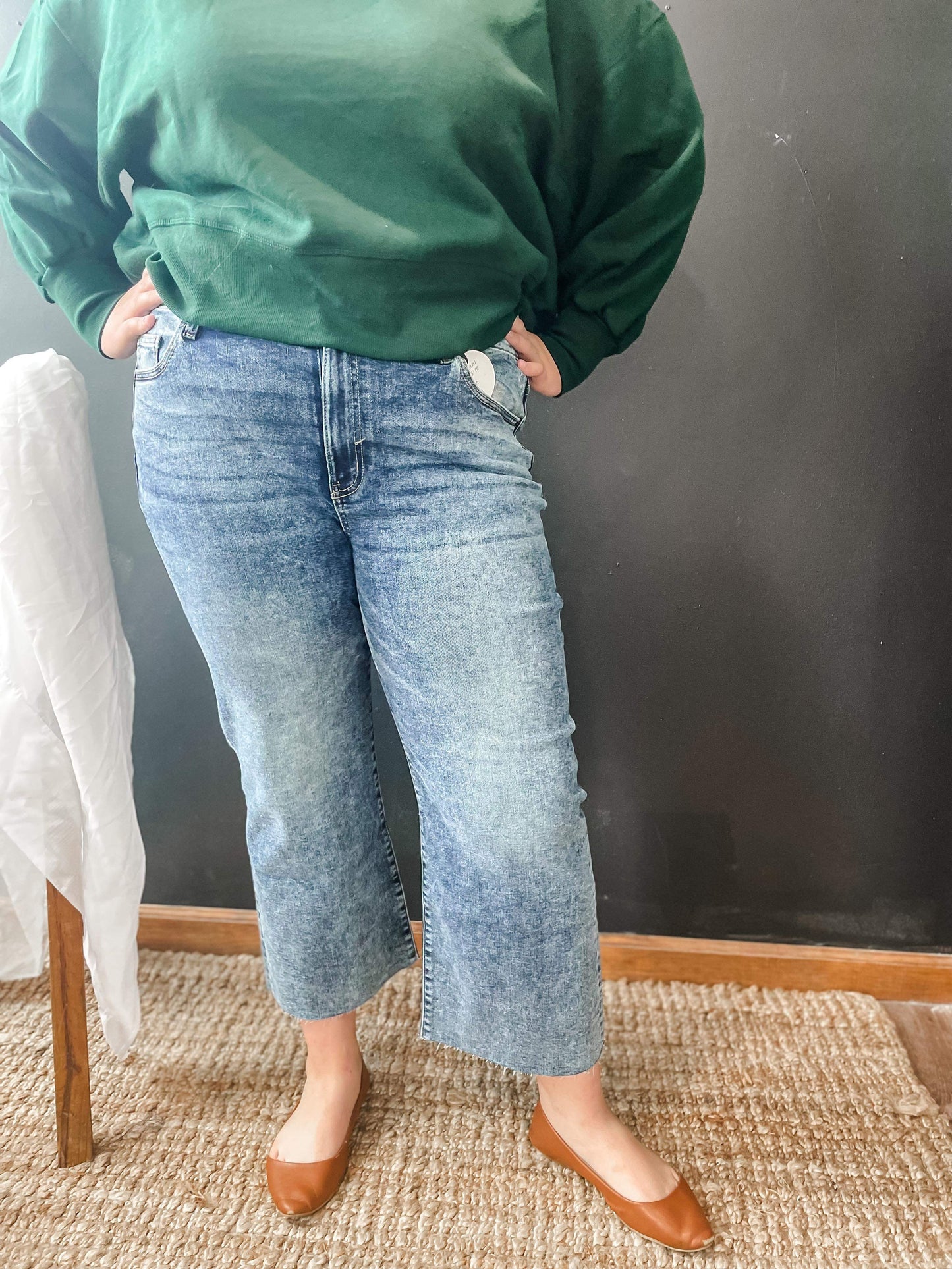 Austin Raw Hem Plus Size Jean