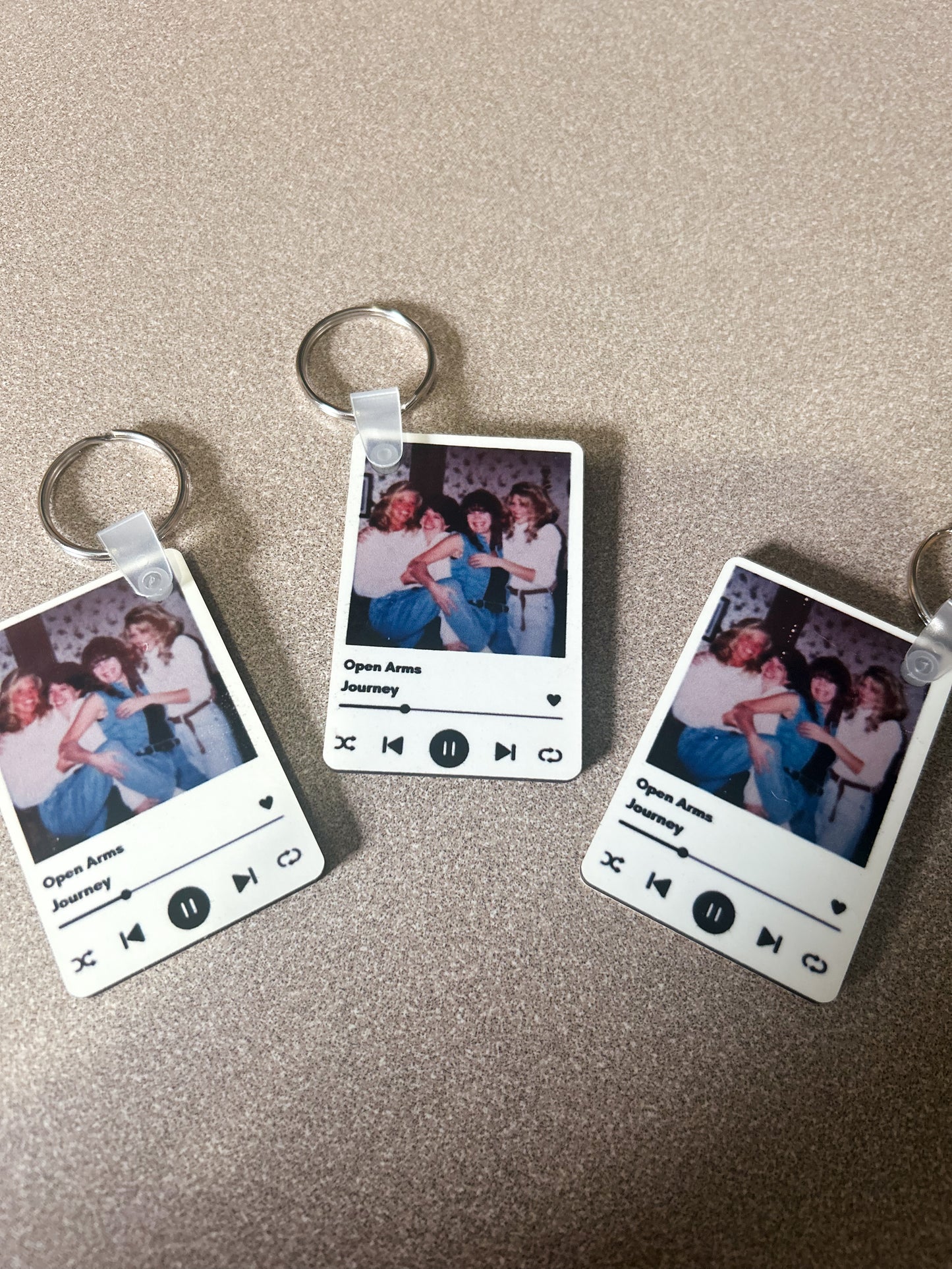 Custom Music Keychain