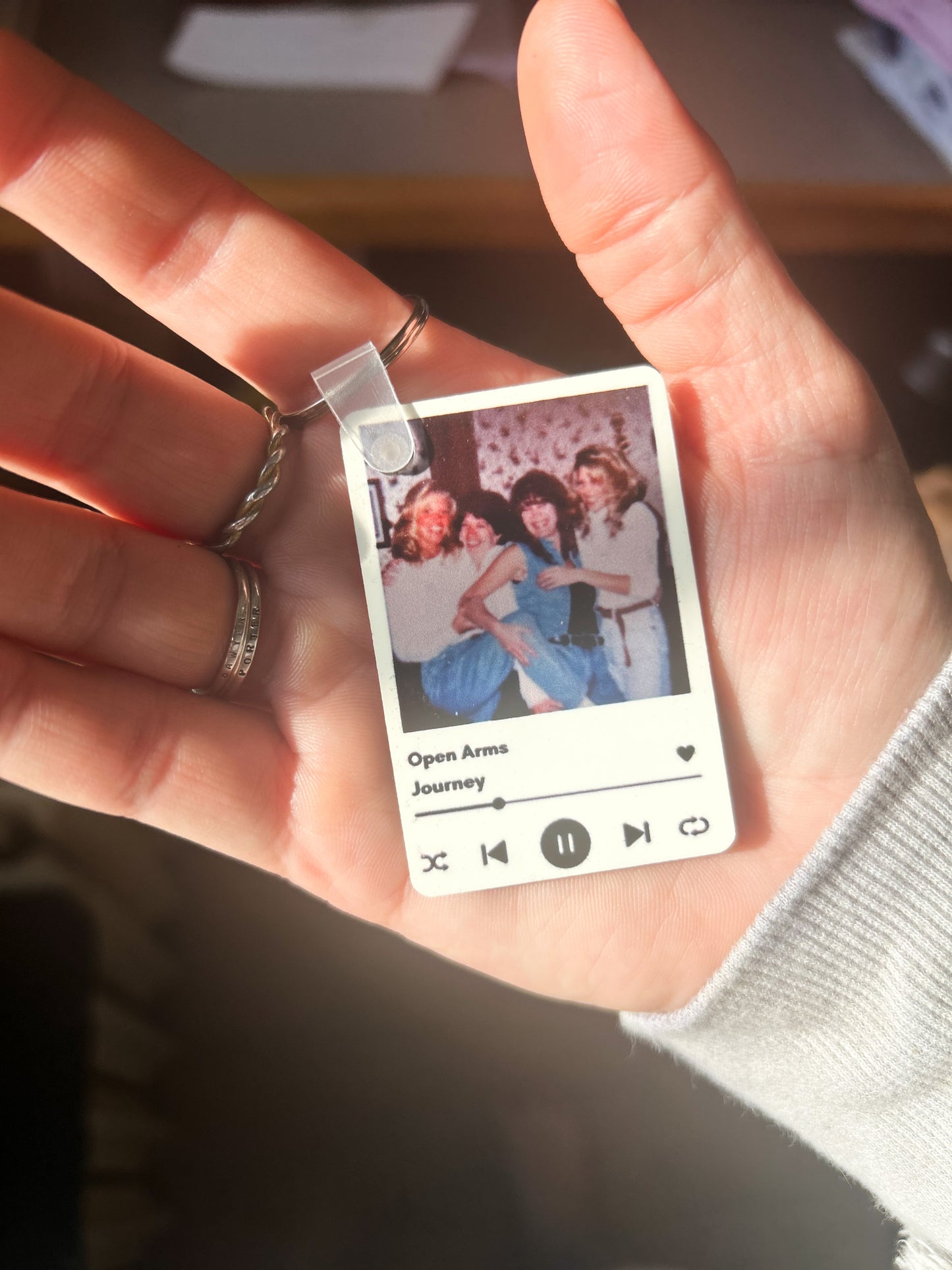 Custom Music Keychain