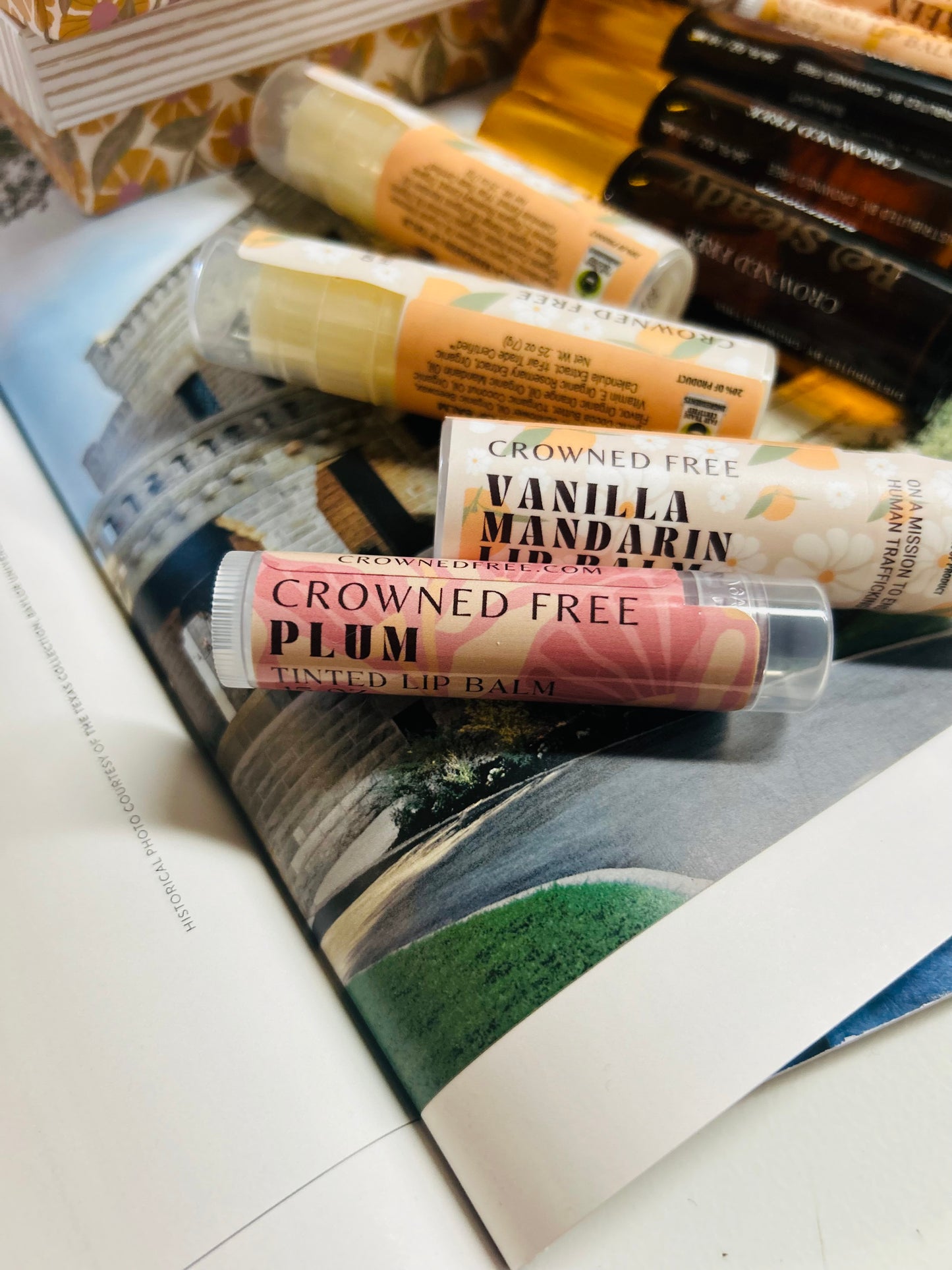 Crowned Free Plum Tinted Lip Balm