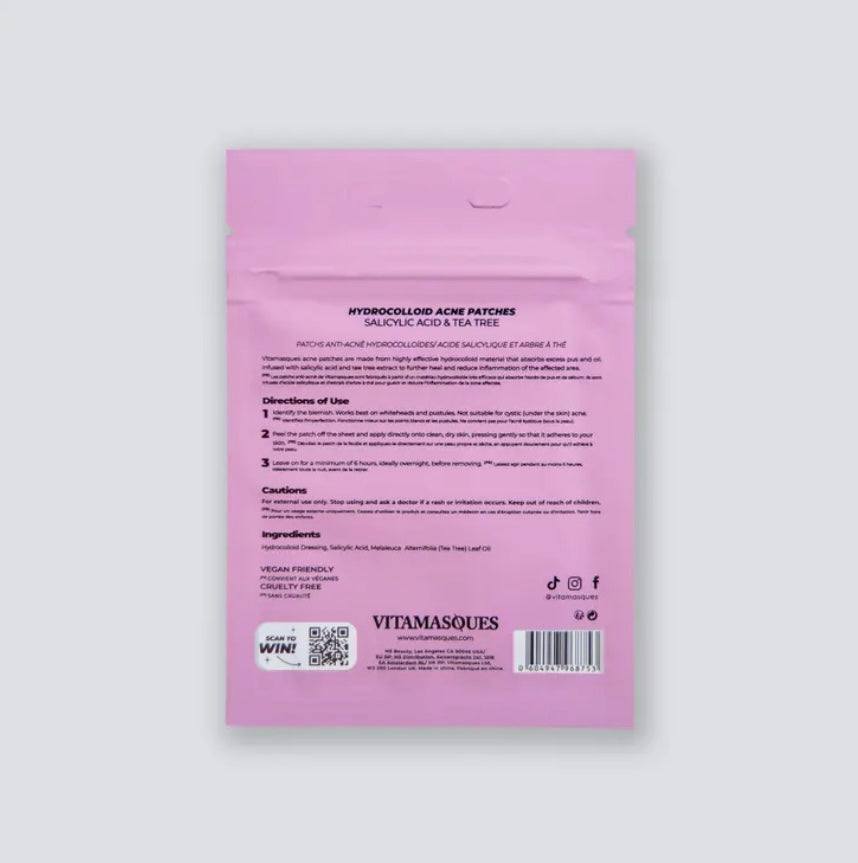Hydrocolloid Acne Patches Salicylic & Green Tea