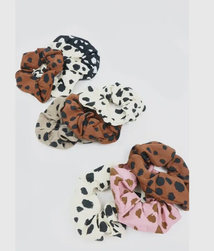 Cheetah Scrunchie