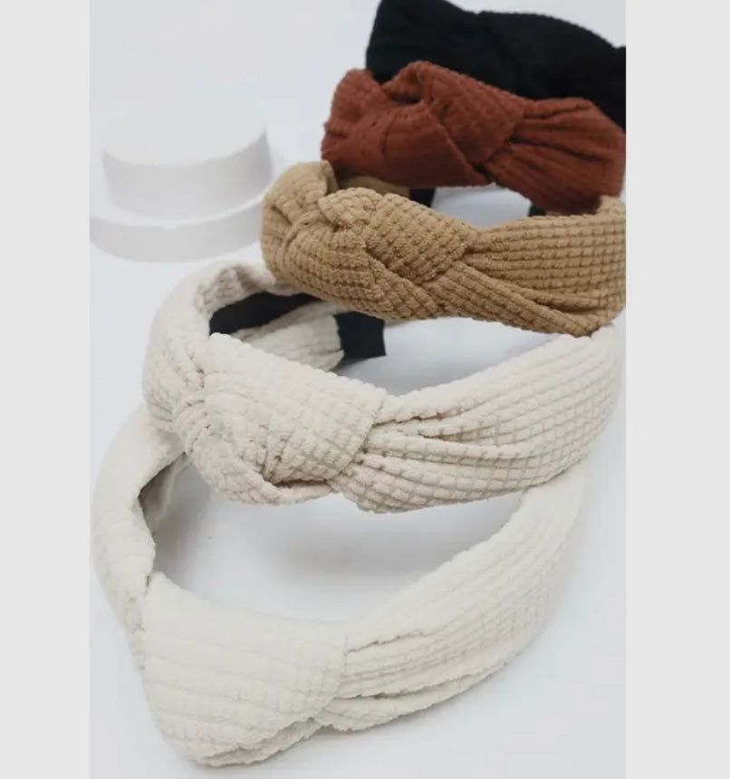 Textured Knot Headband