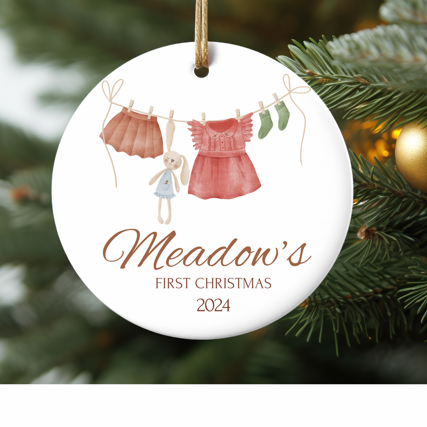 Baby’s First Christmas Ornament