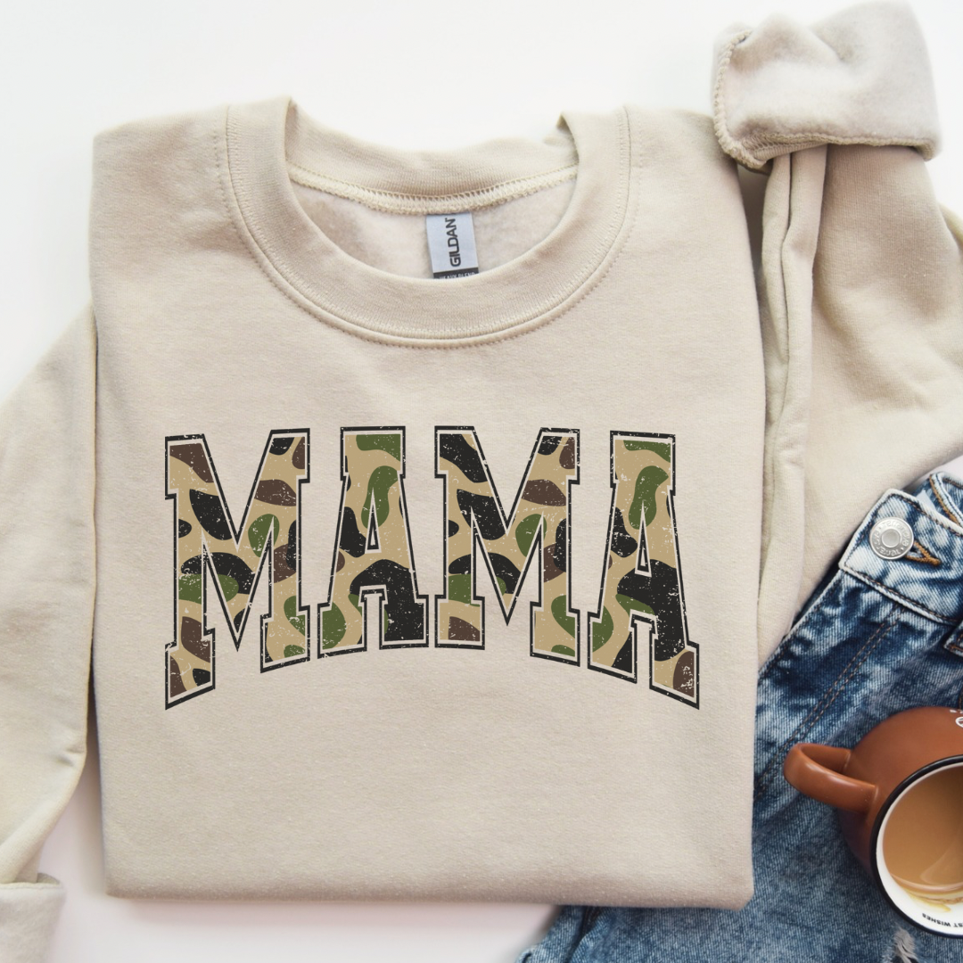 Camo Mama Crewneck