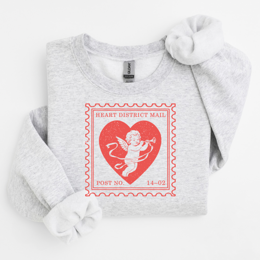 Cupid Stamp Crewneck