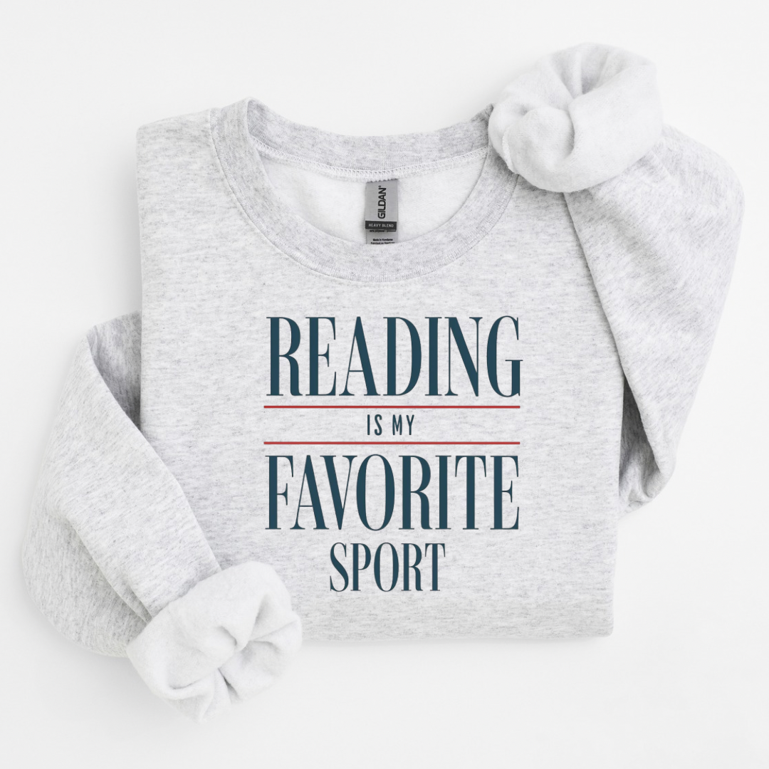 Reading Is My Favorite Sport Crewneck