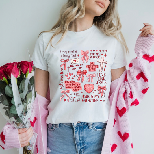 Jesus Is My Valentine Graphic