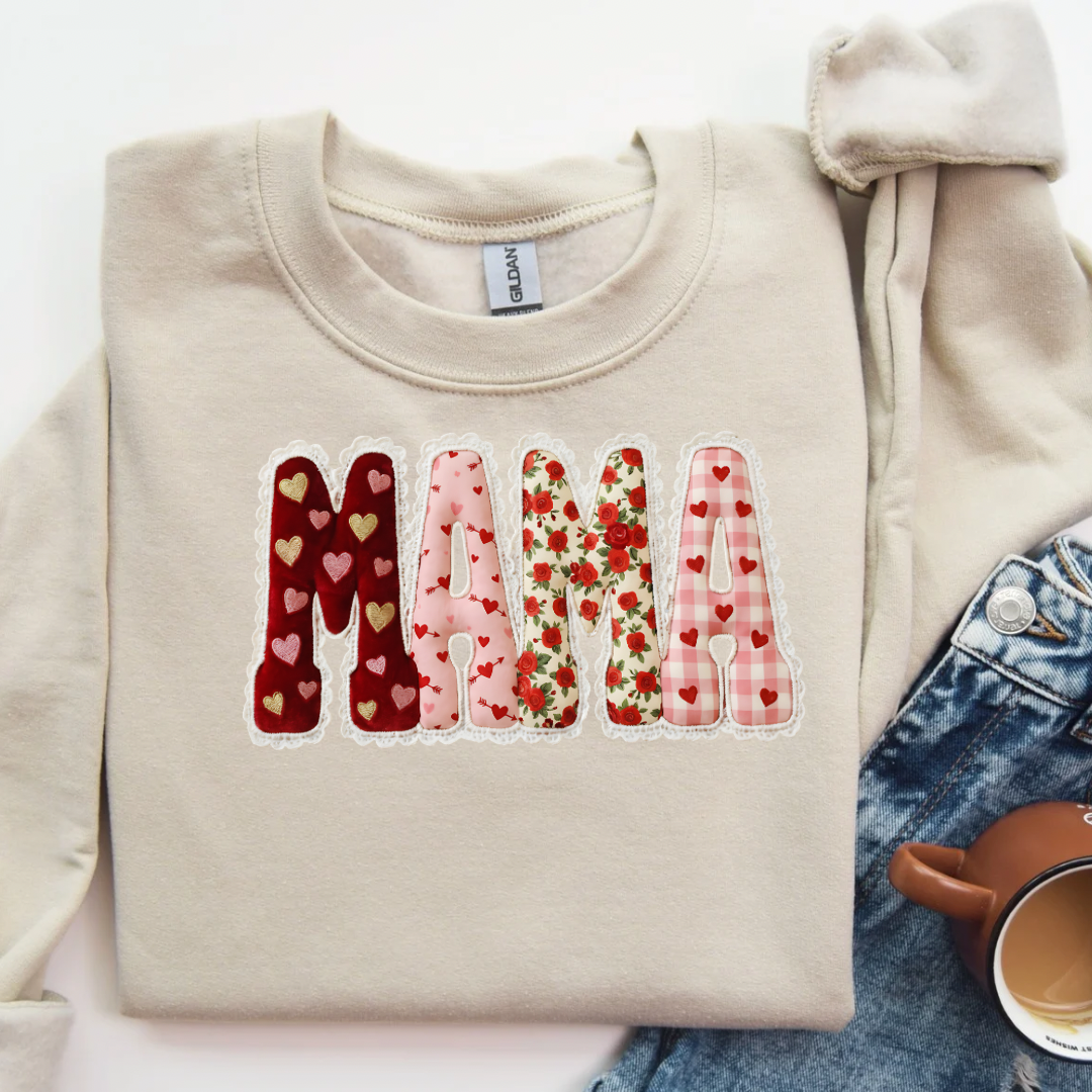 Quilted Mama Graphic Crewneck