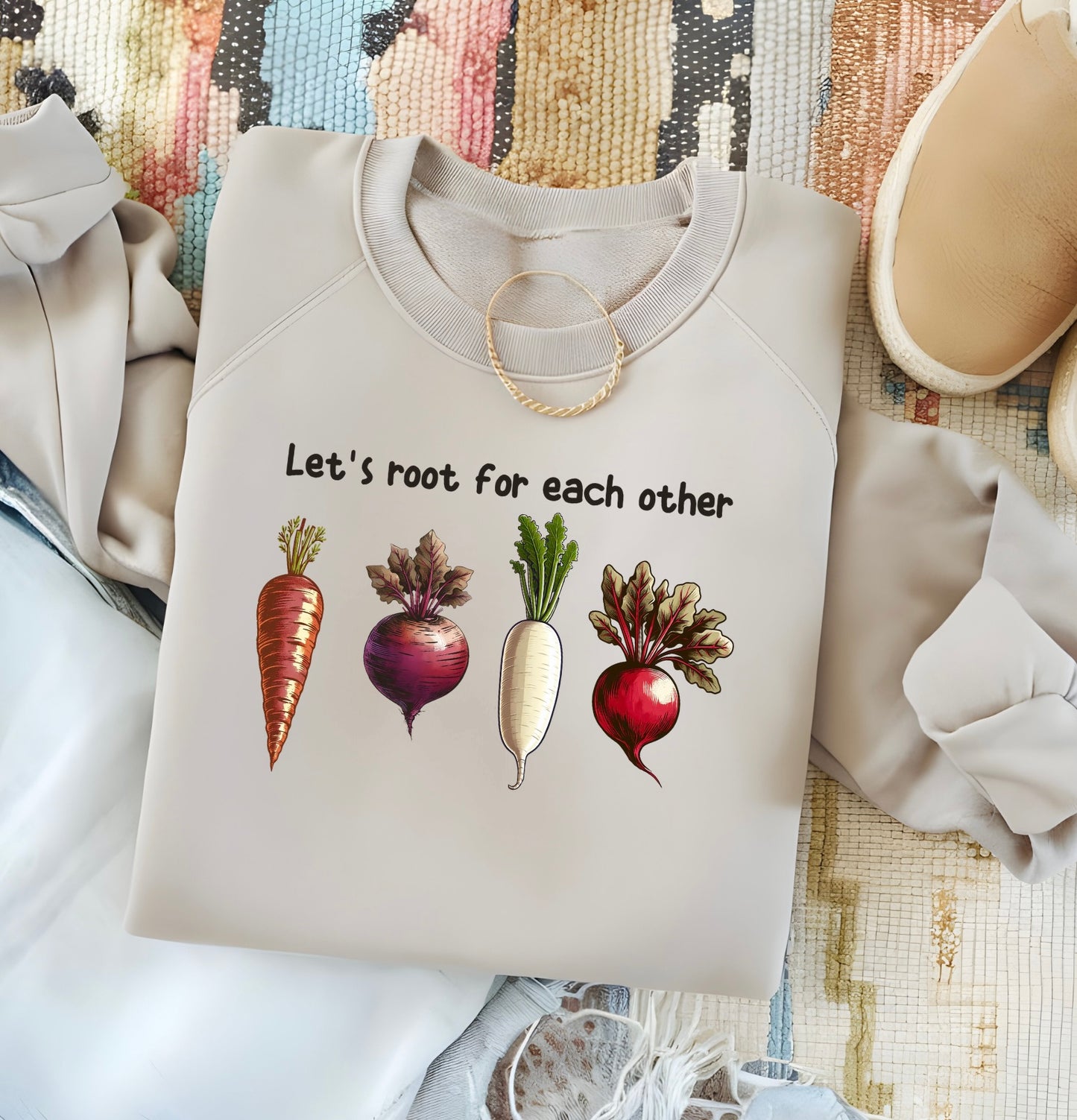 Let’s Root For Each-other Crewneck