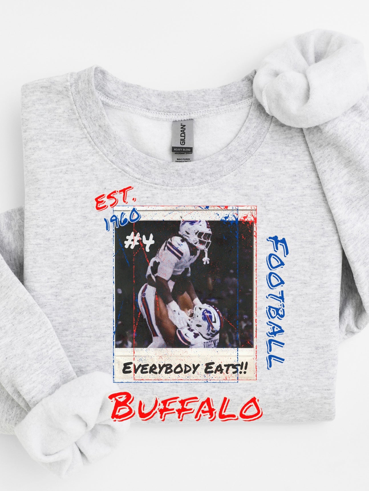 Football Collage Crewneck