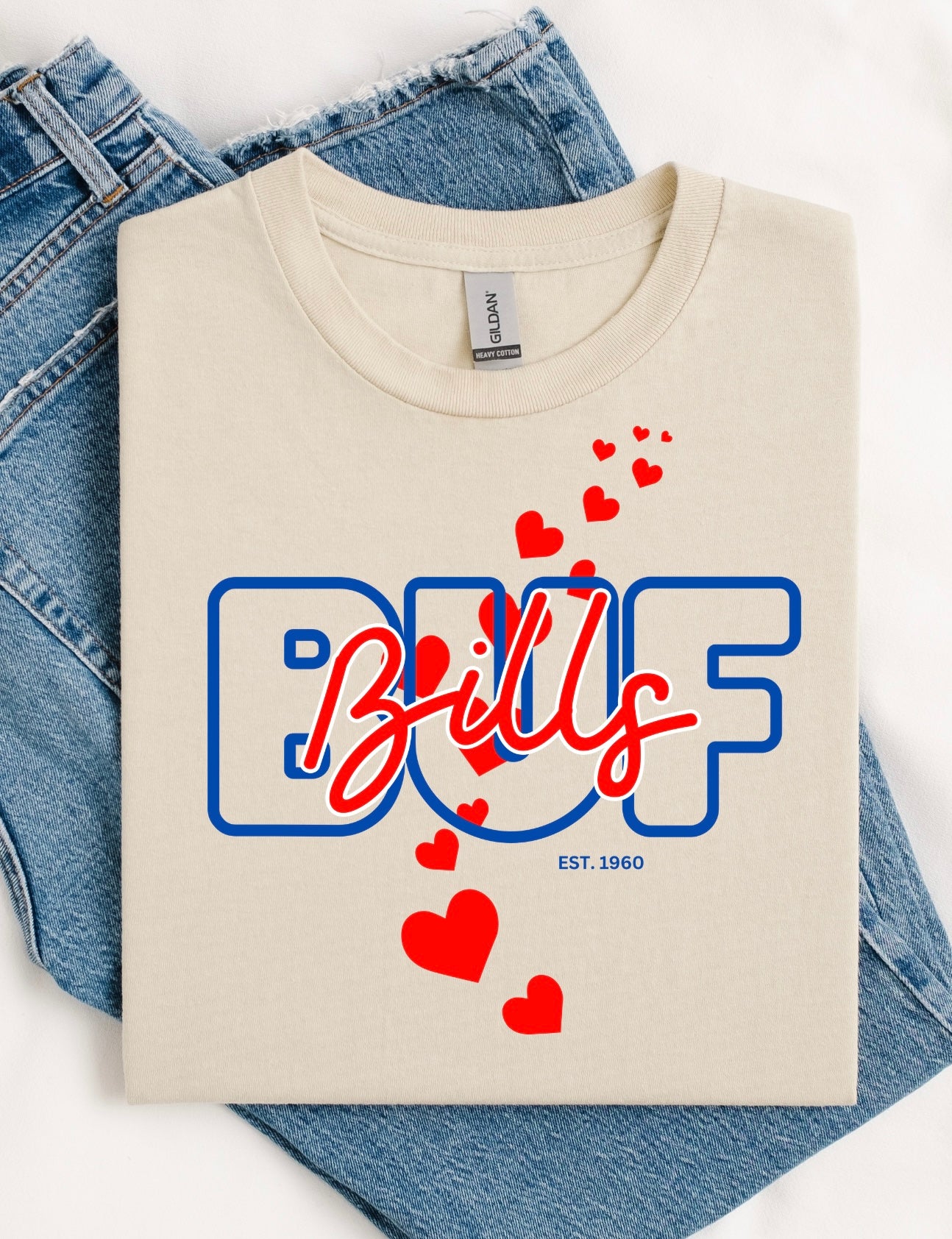 Football Valentines Graphic Tee