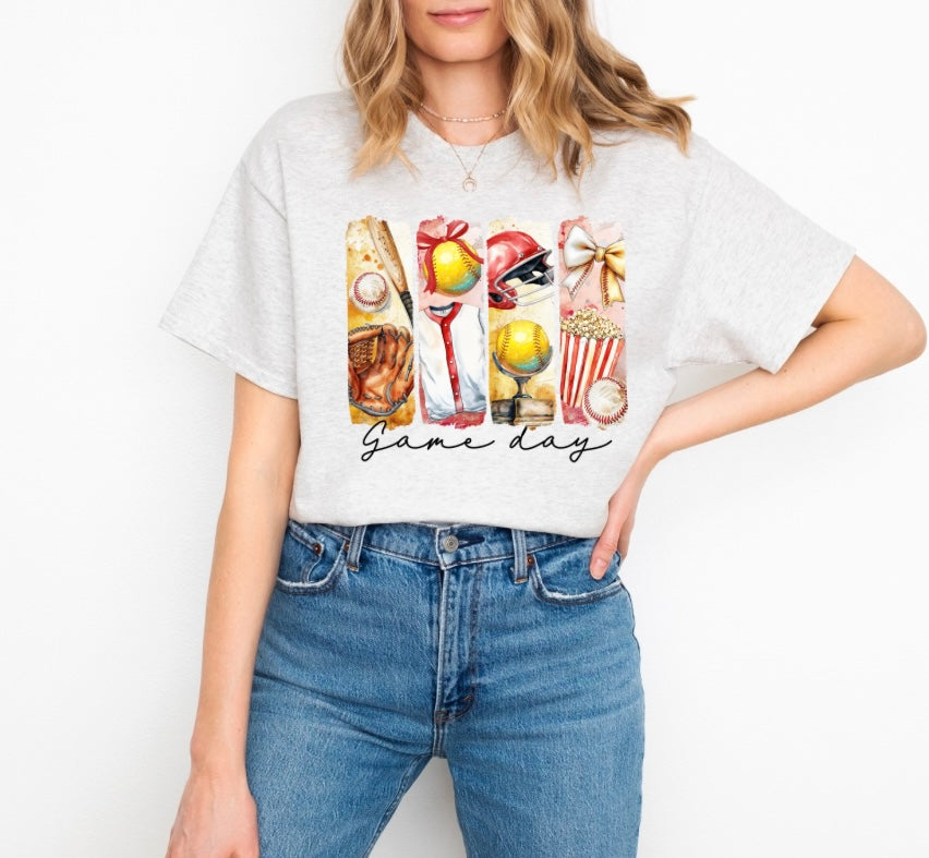 Game Day Collage Graphic Tee