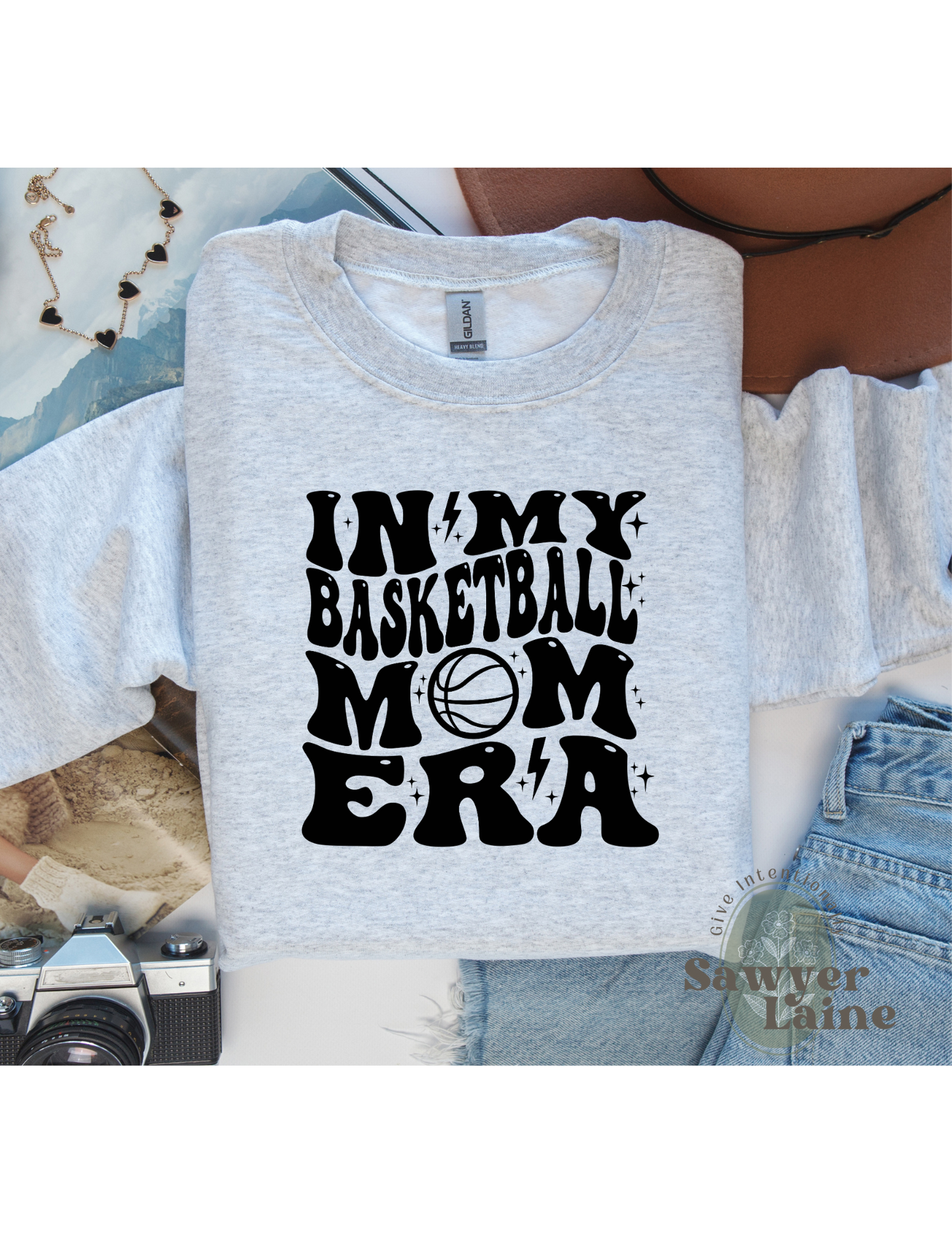 Basketball Mom Era Crewneck