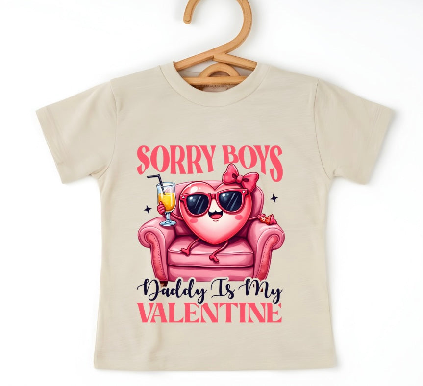 Daddy’s Valentine Kids Graphic tee