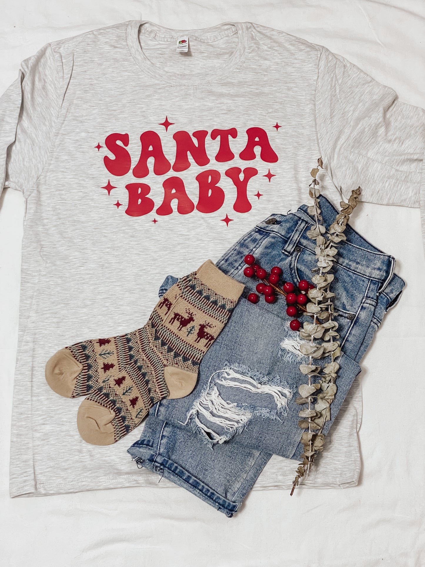 Santa Baby Long Sleeve Graphic