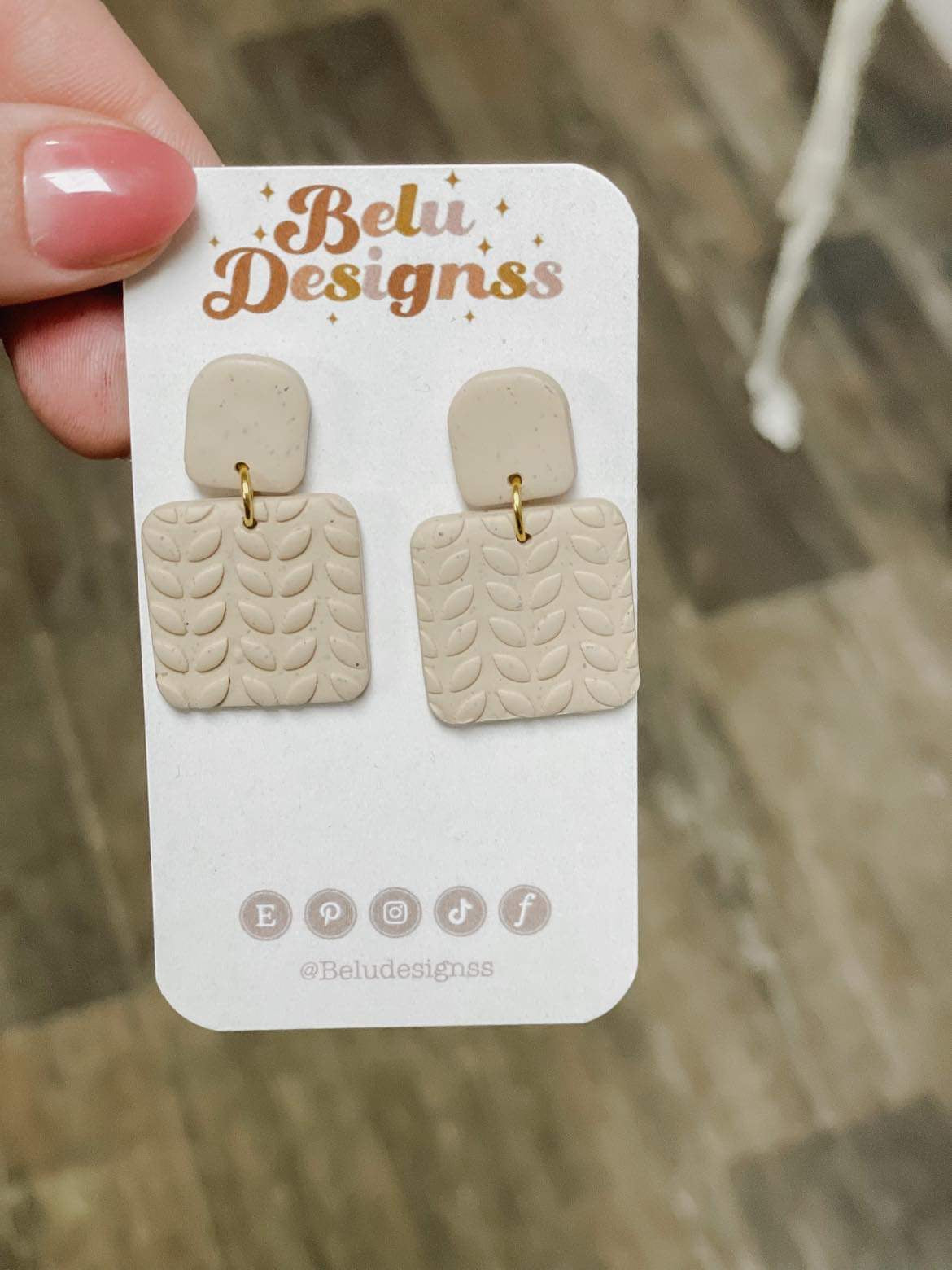 Sow Your Wild Oats Polymer Earrings
