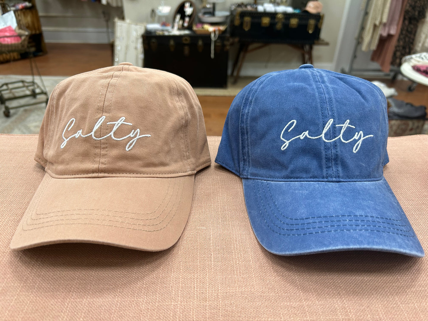 Salty Embroidered Baseball Hat