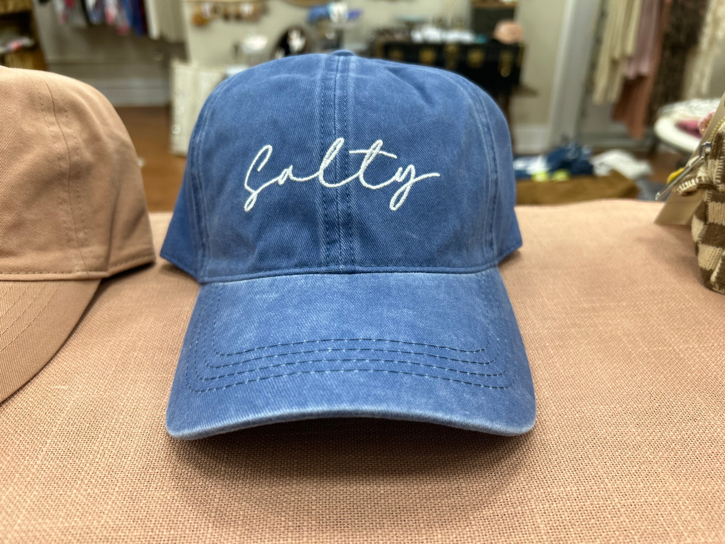 Salty Embroidered Baseball Hat