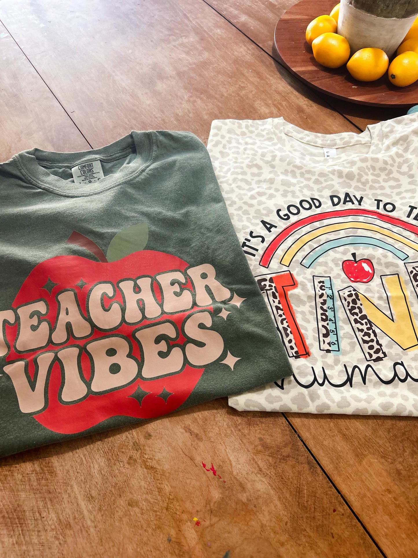 Teacher Vibes Graphic Tee