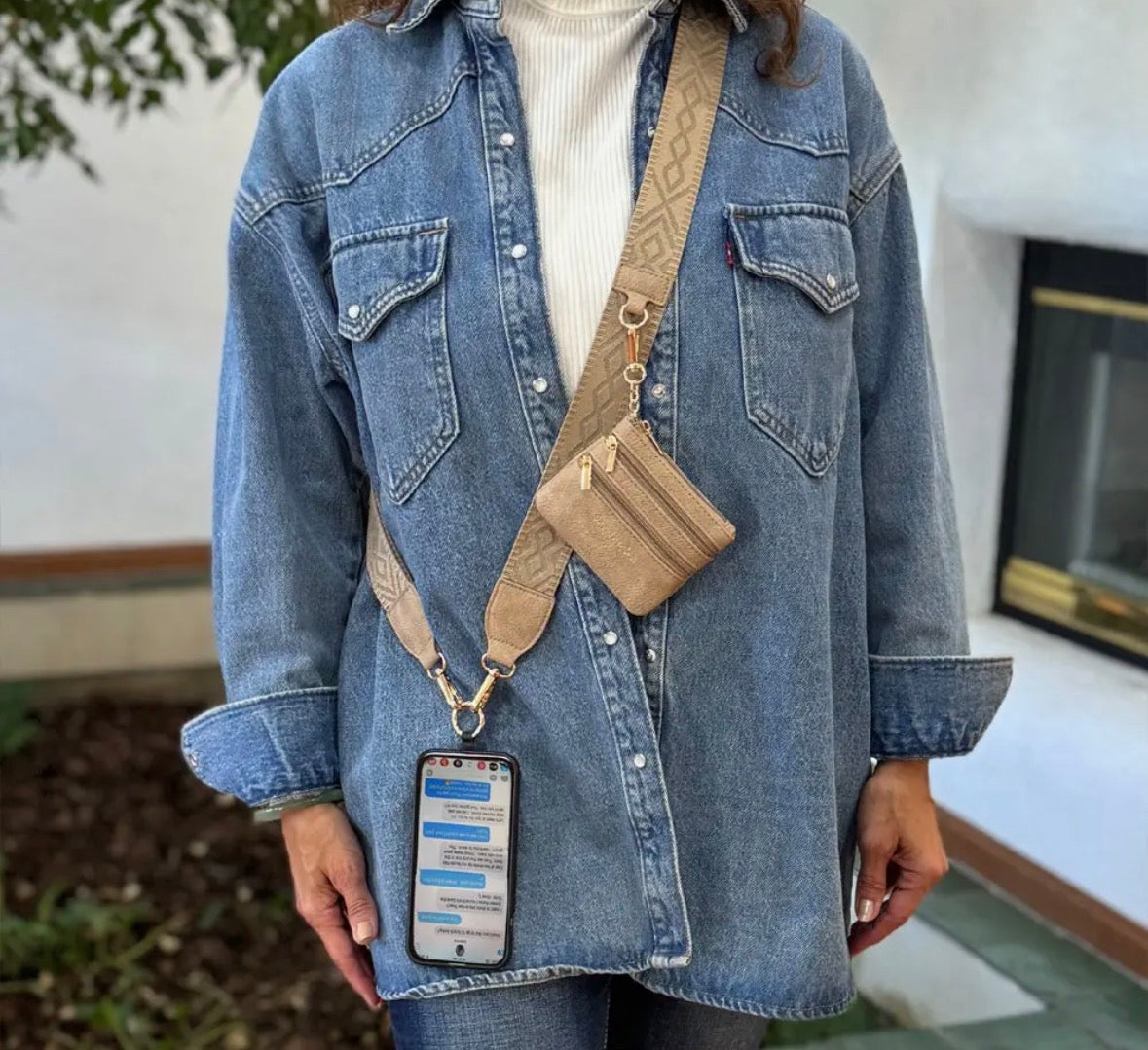 Clip & Go Strap With Zippered Pouch By Save The Girls