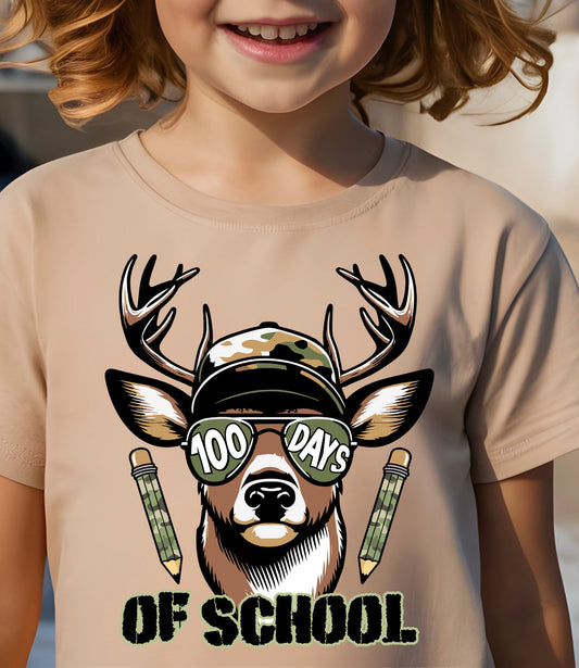 Youth 100 Days Deer Graphic