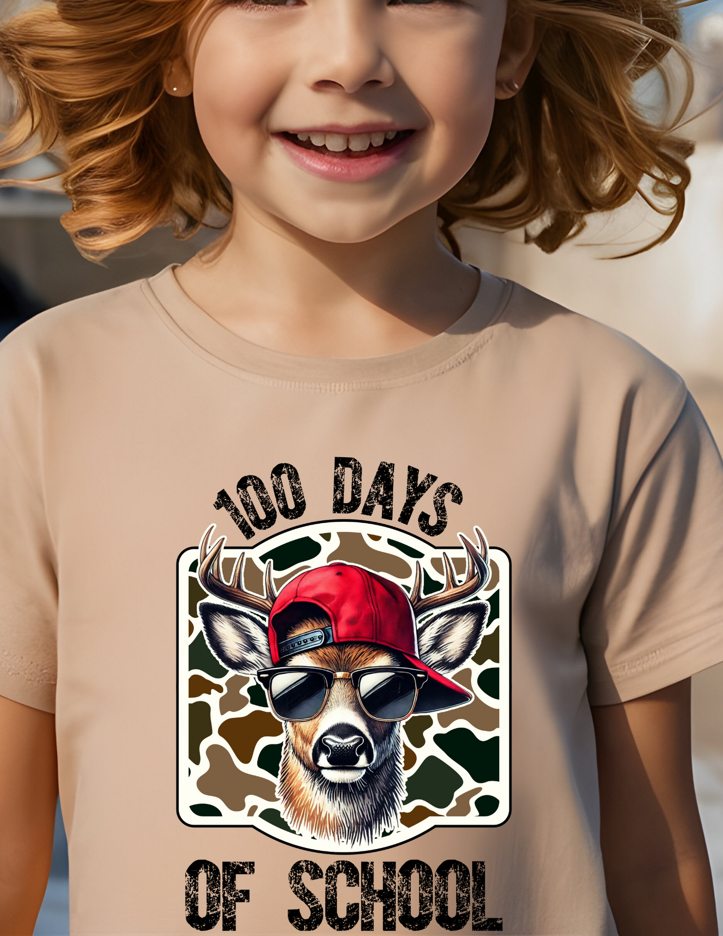 Youth 100 Days Buck Graphic Tee