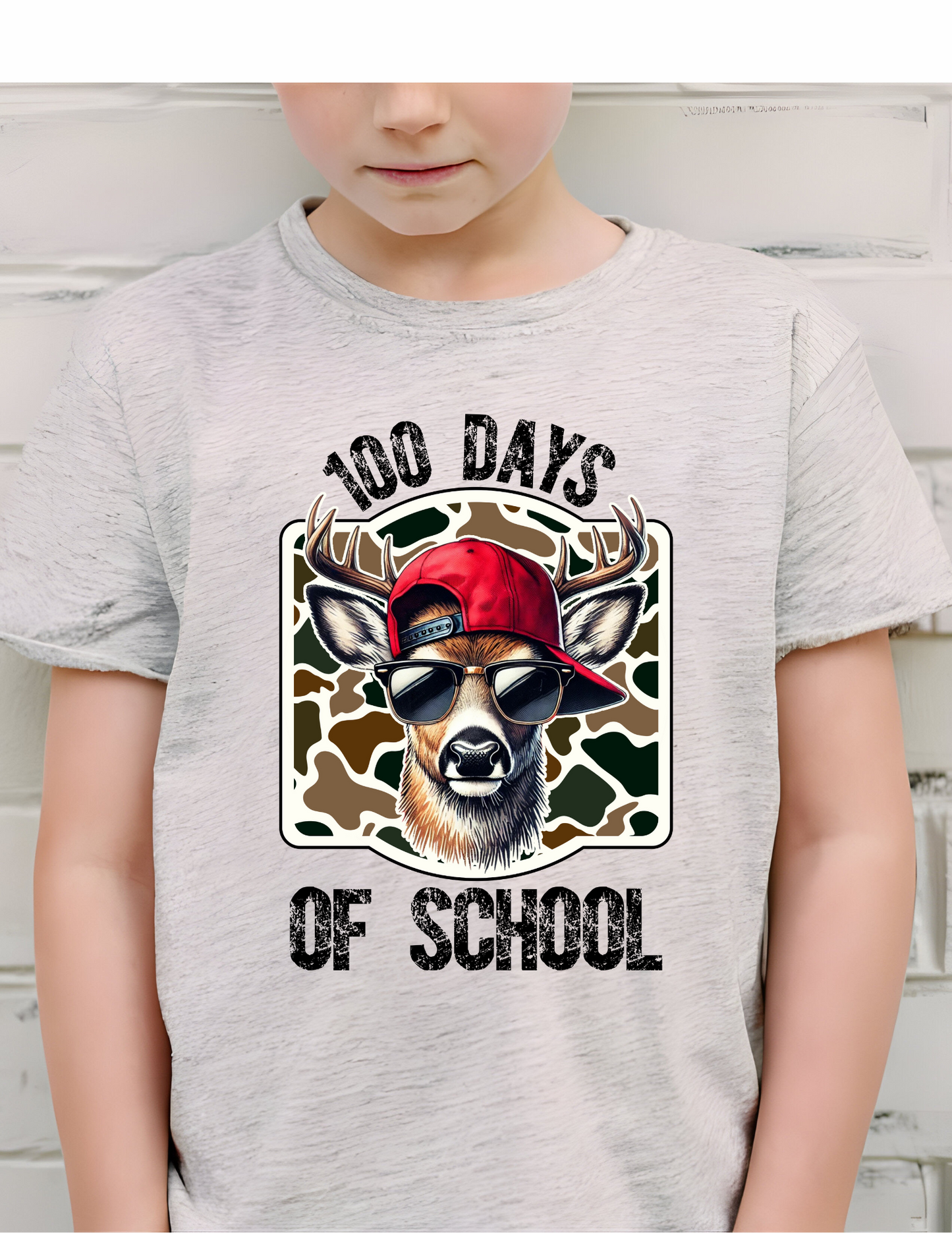 Youth 100 Days Buck Graphic Tee