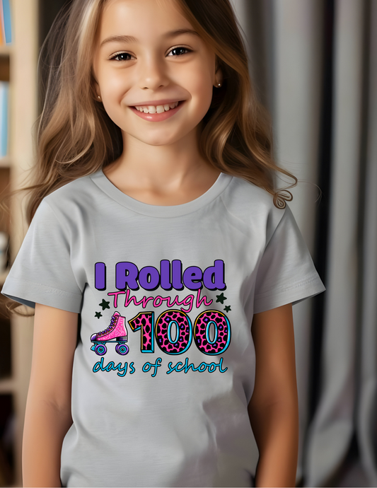 Youth Rolled Through 100 Days Graphic Tee