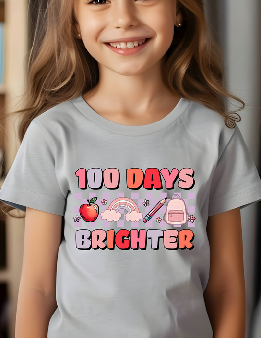 Youth 100 Days Brighter Graphic Tee