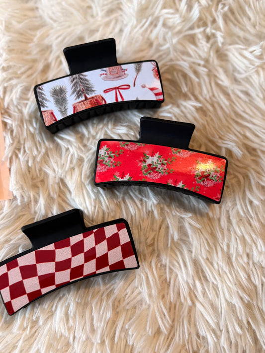 Holiday Cheer Hair Clips