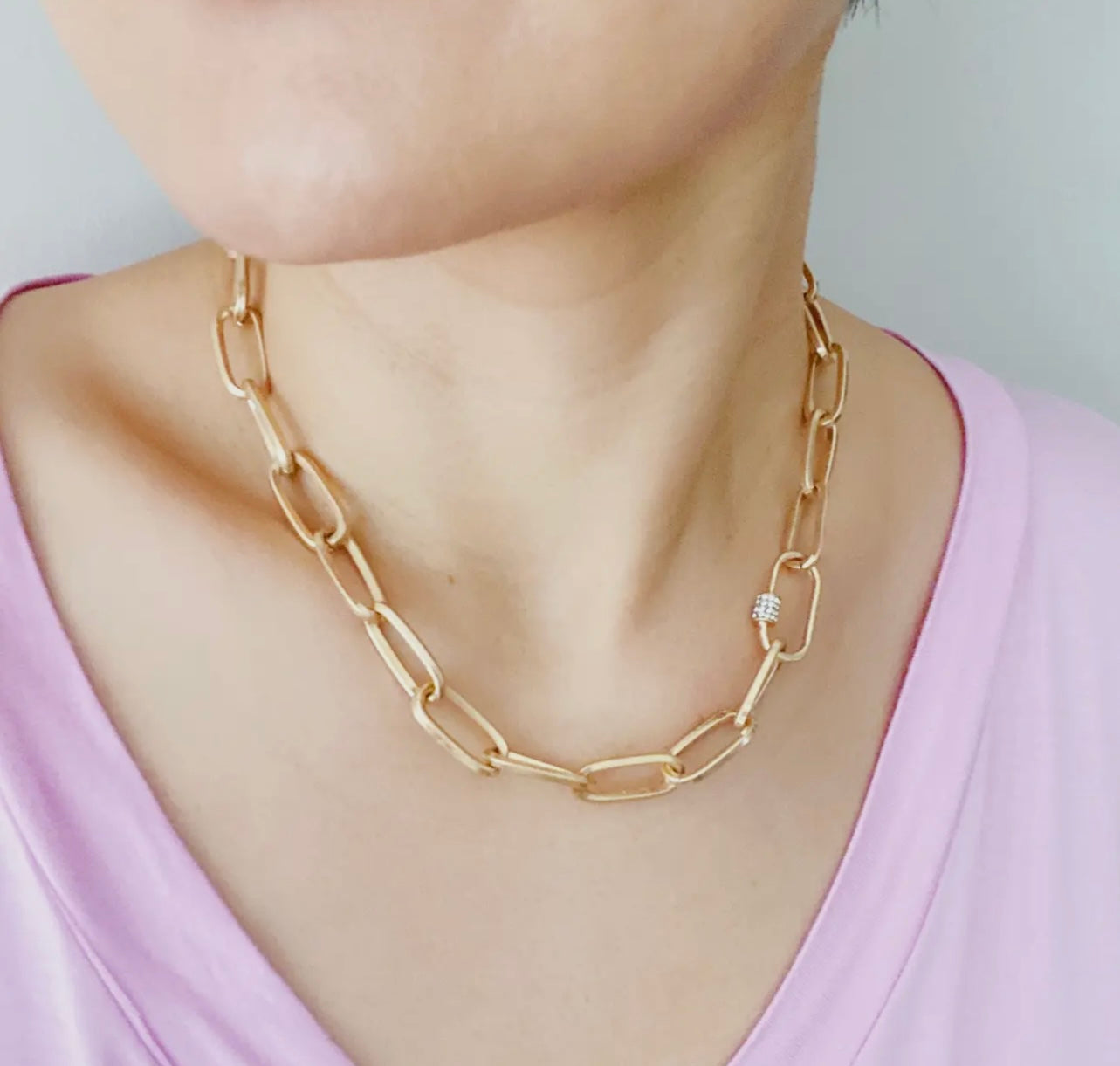 Paradise Gold Chunky Necklace