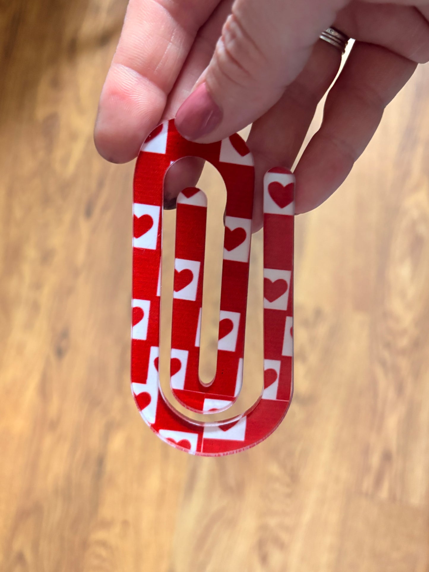 For the love of reading acrylic bookmark