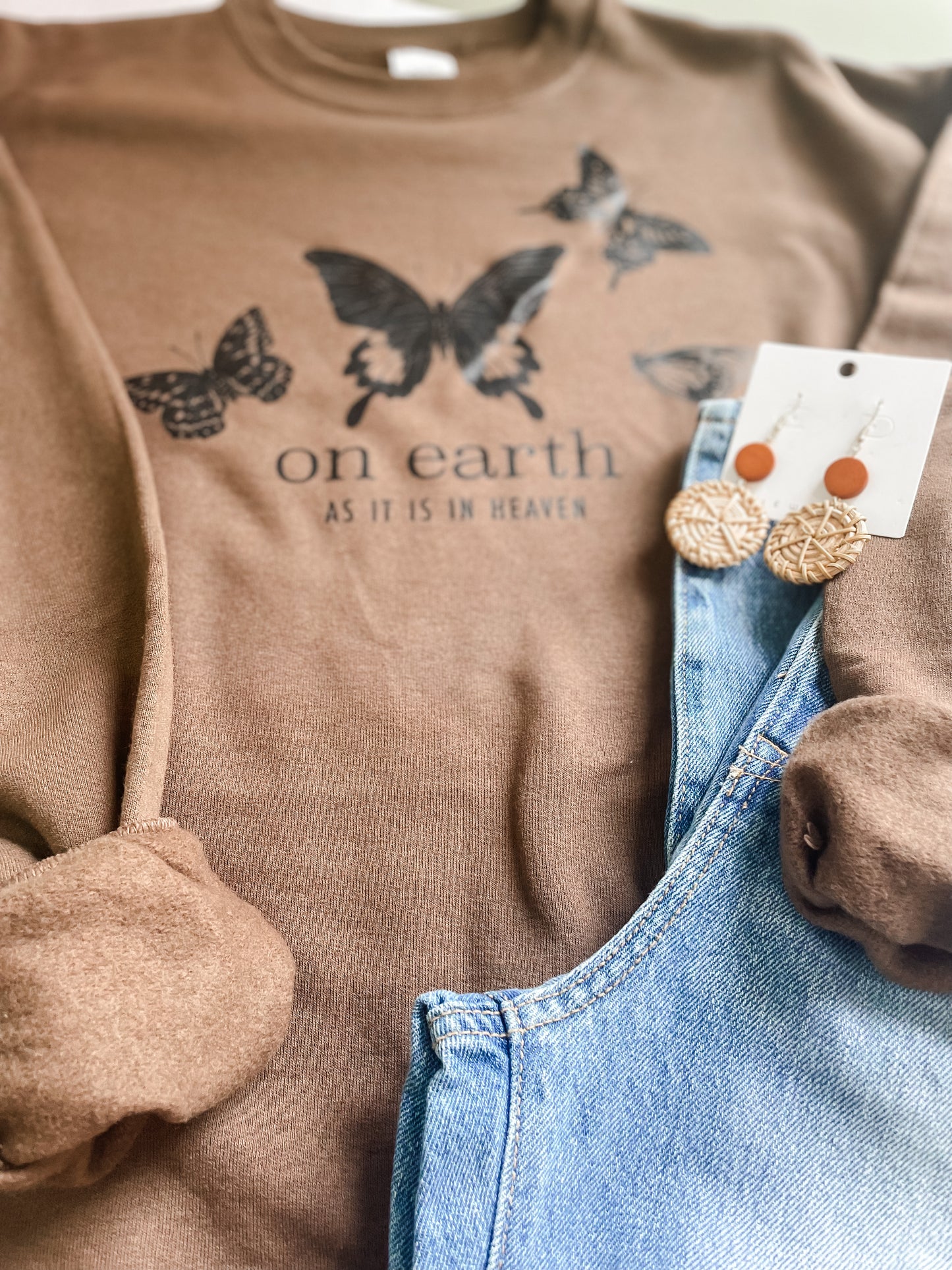 On Earth As It Is In Heaven Graphic Crewneck