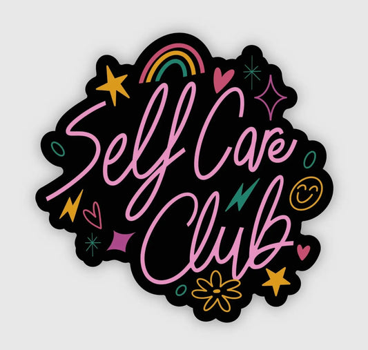 Self Care Club Sticker